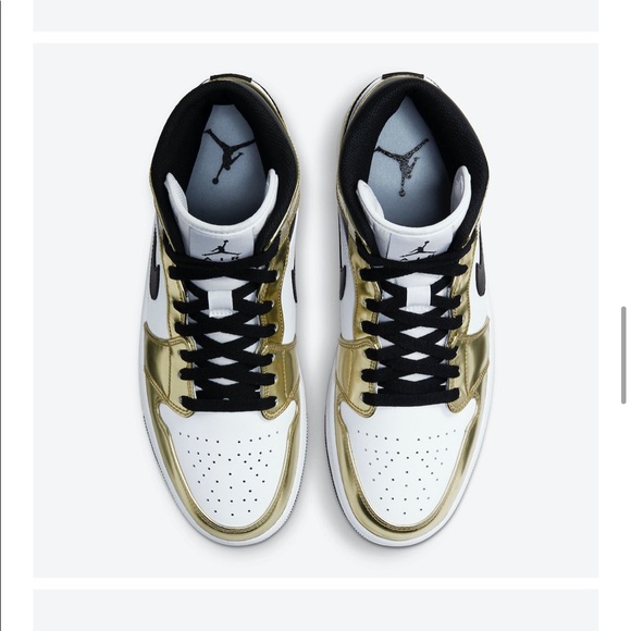 AIr Jordan mid SE metallic gold - Picture 2 of 4